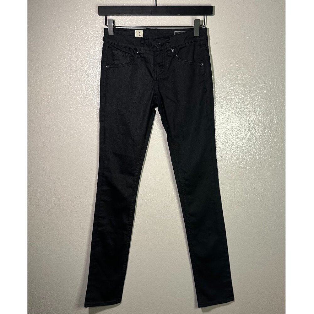 Volcom Stix Skinny Jean in Sulphur Black